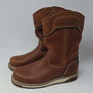 Georgia Boot Men's AMP LT Western Work Boots - Soft Toe Size 10